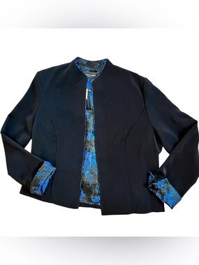 Miss Dorby Asian Style Embellished Lightweight Women 2 piece Top & Blazer 12